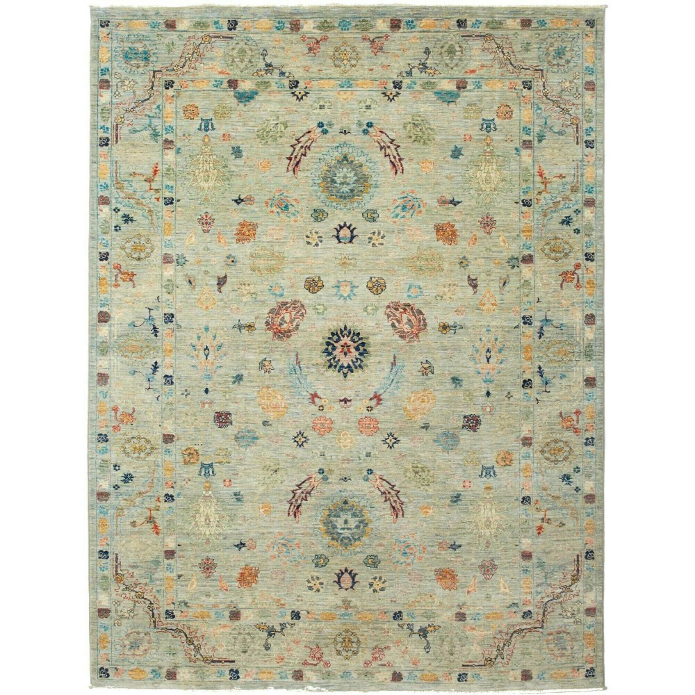 Tappeto Shahi Fine Pakistan azzurro 171x226