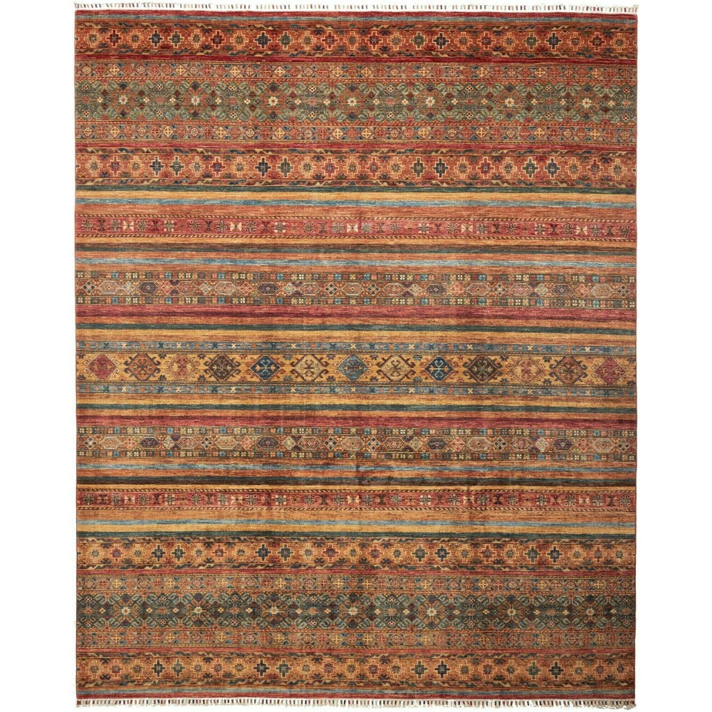 Tappeto Samarkand Pakistan marrone giallo 249x303