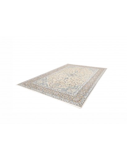 Tappeto Kashan Persia bianco grigio 240x342