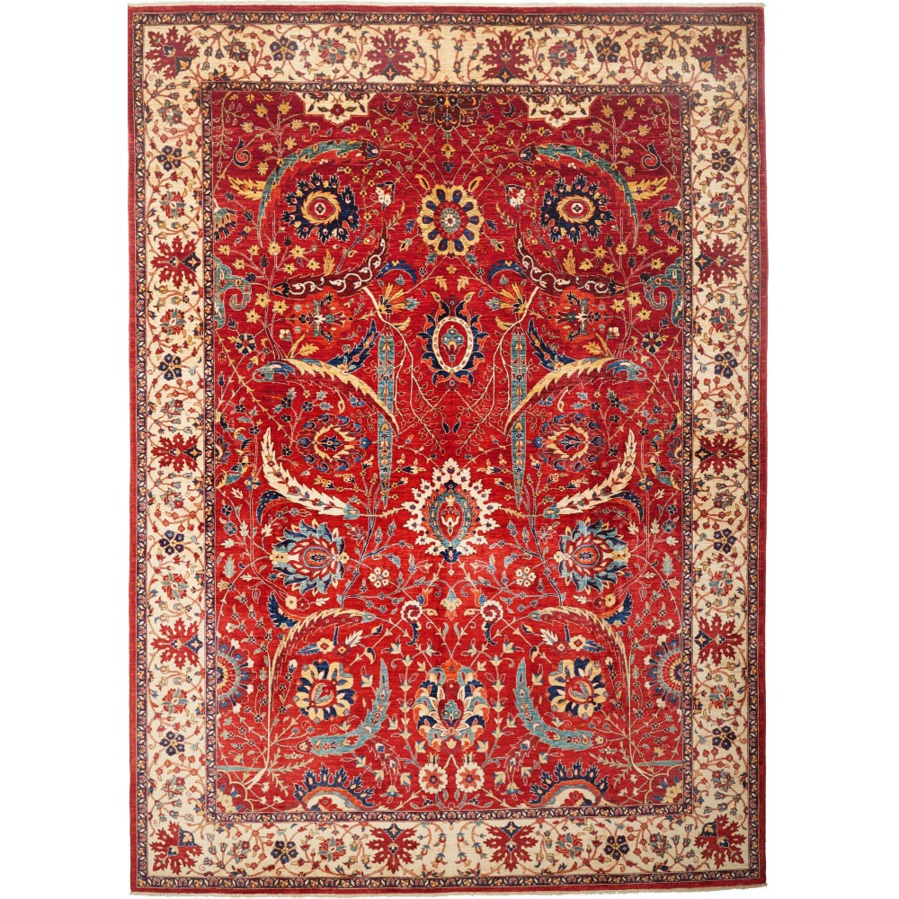 Tappeto Aryana Fine Pakistan marrone grigio 242x340