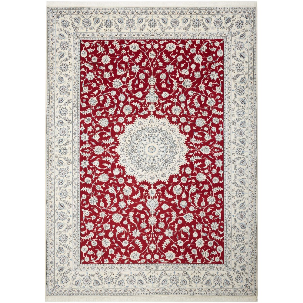 Tappeto Nain 9La Persia bianco grigio 250x340