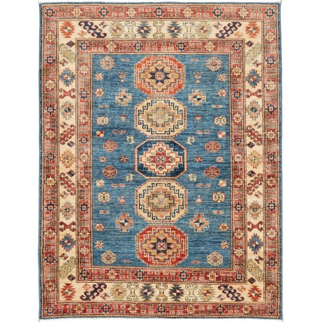 Tappeto Kazak Fine Pakistan marrone grigio 148x197
