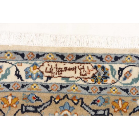 Tappeto Kashan Persia bianco grigio 240x342