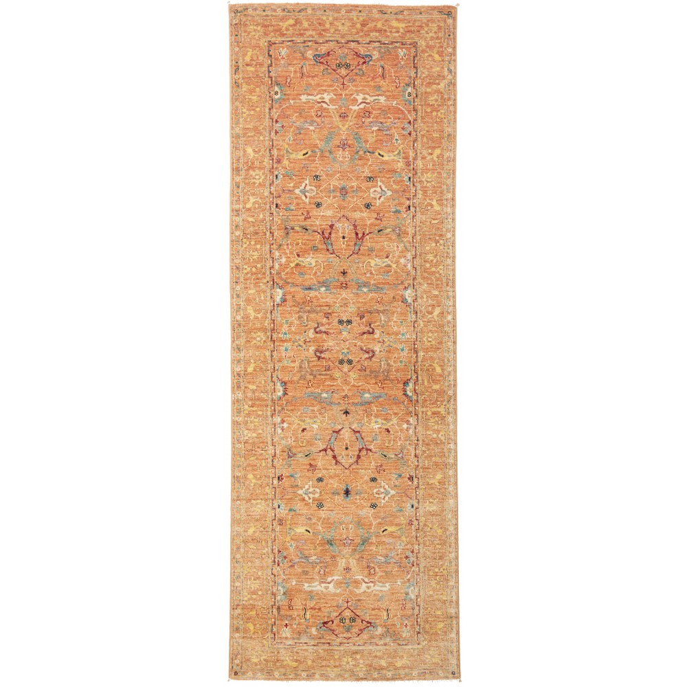 Tappeto Zigler Fine Pakistan arancione bianco 83x247