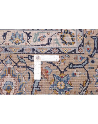 Tappeto Kashan Persia bianco grigio 240x342