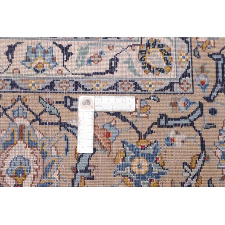 Tappeto Kashan Persia bianco grigio 240x342