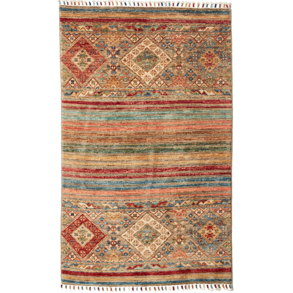 Tappeto Rubin Pakistan marrone grigio 79x130