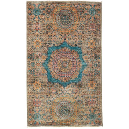 Tappeto Mamlouk Pakistan bianco grigio 77x127