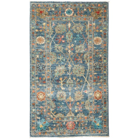 Tappeto Zigler Fine Pakistan bianco azzurro 74x122
