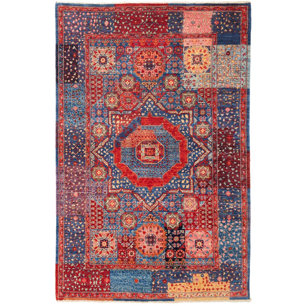 Tappeto Mamlouk Pakistan marrone giallo 117x179