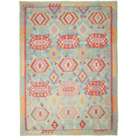 Tappeto Kilim Afghanistan marrone 205x282