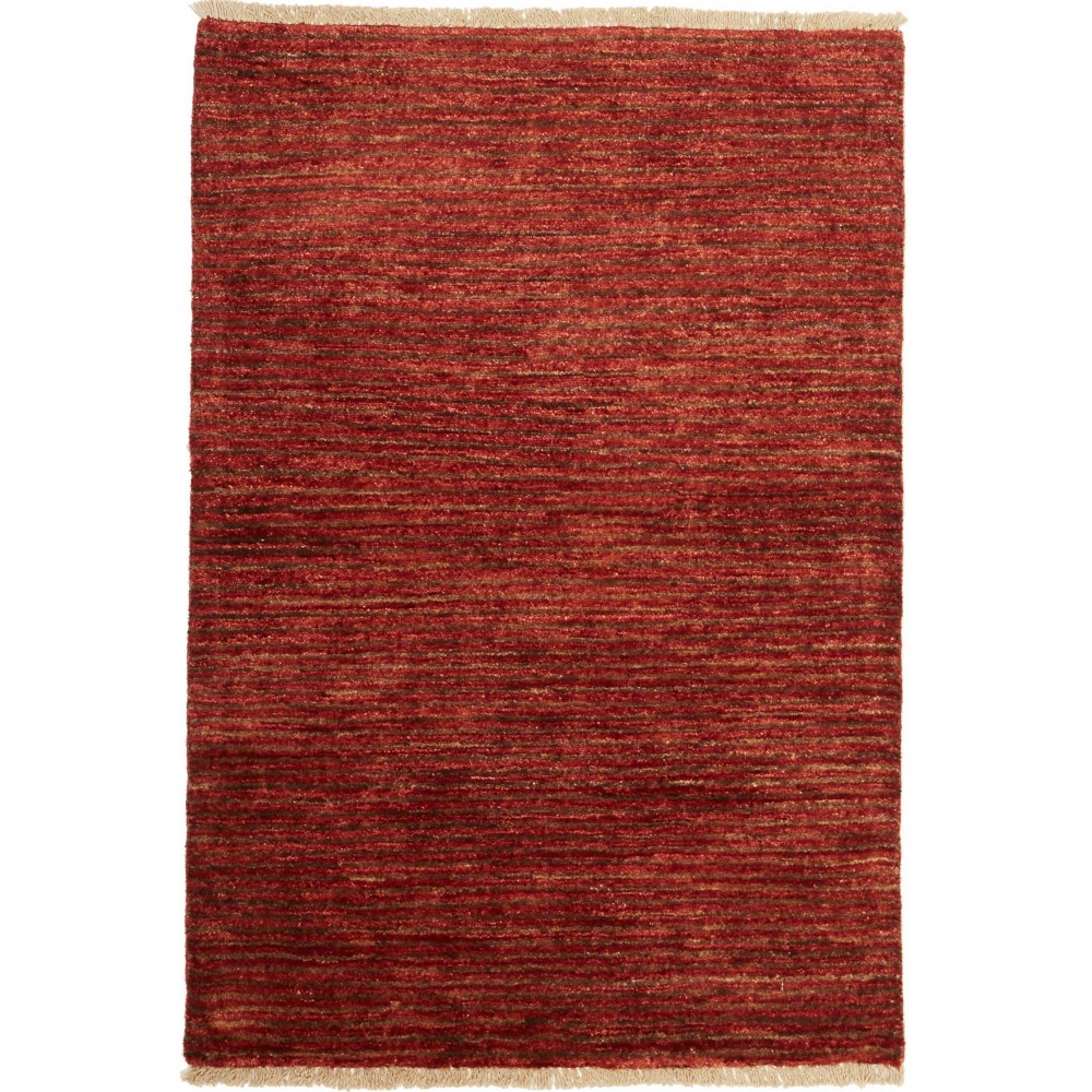 Tappeto Shayan Pakistan marrone rosso 90x149