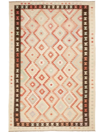 Tappeto Kilim Afghanistan giallo 200x295