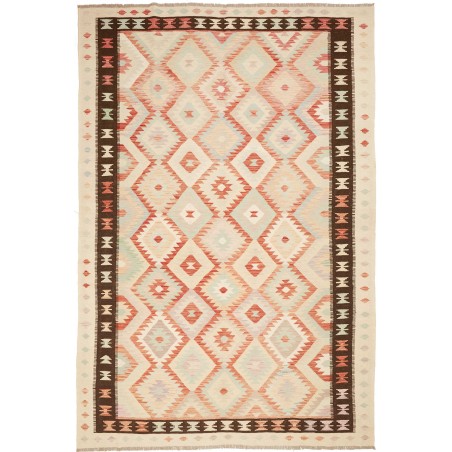 Tappeto Kilim Afghanistan giallo 200x295