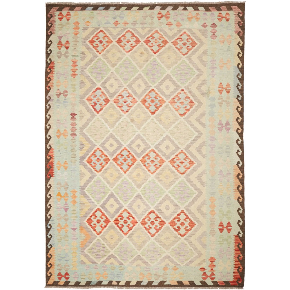 Tappeto Kilim Afghanistan beige 211x302