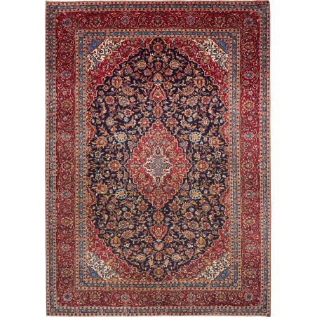 Tappeto Kashan Persia grigio marrone 300x420