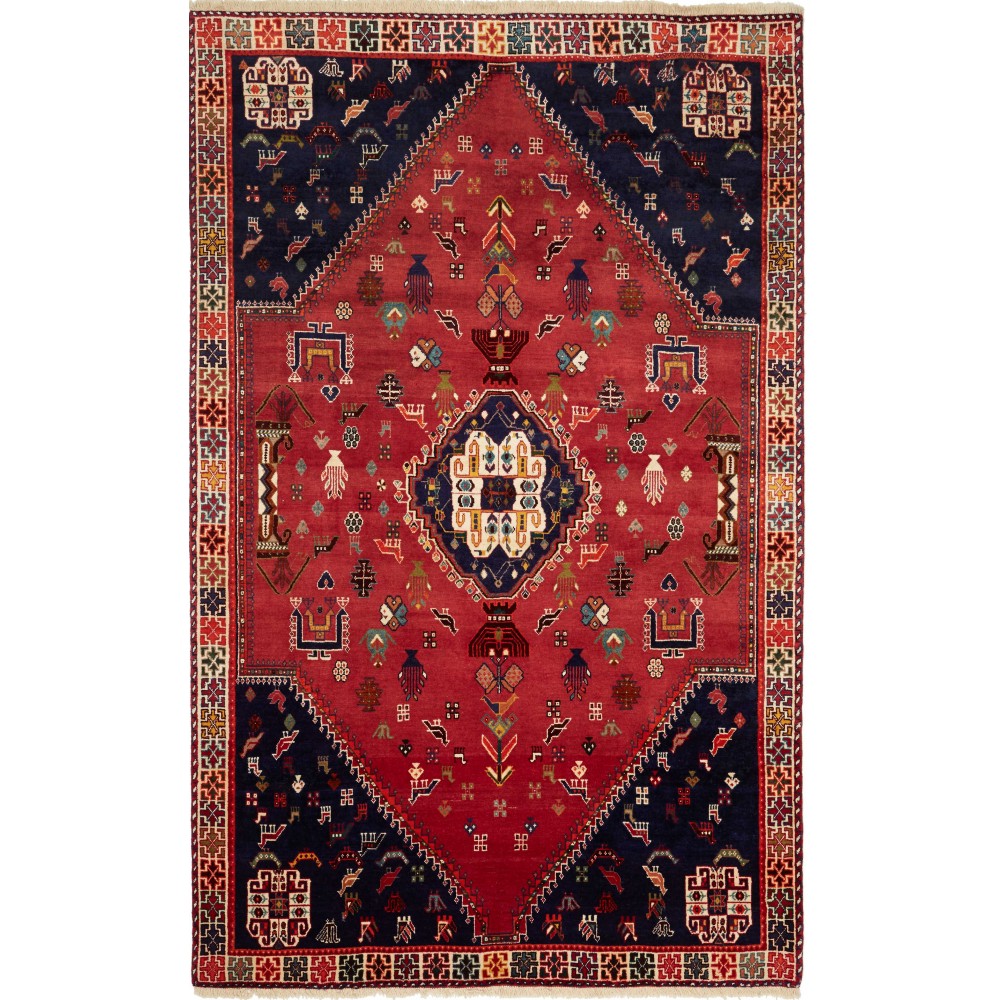 Tappeto Shiraz Persia marrone giallo 177x280