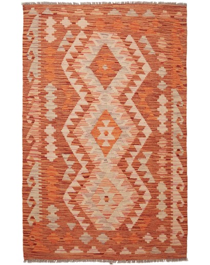 Tappeto Kilim Afghanistan arancione 97x156