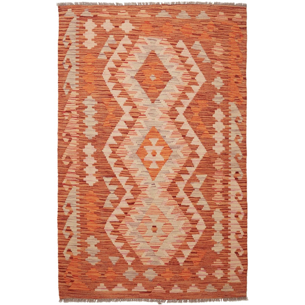 Tappeto Kilim Afghanistan arancione 97x156