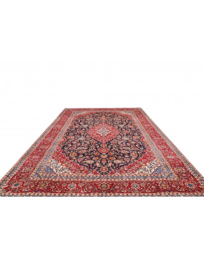 Tappeto Kashan Persia grigio marrone 300x420