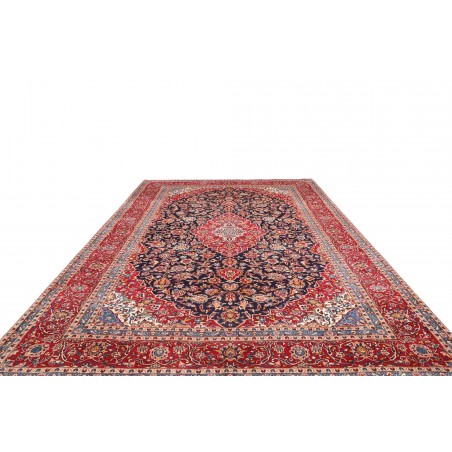 Tappeto Kashan Persia grigio marrone 300x420