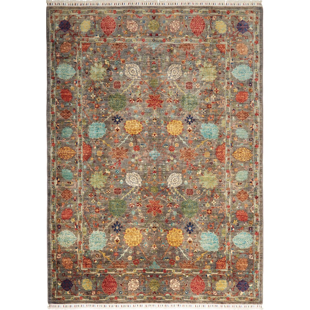 Tappeto Shahi Fine Pakistan bianco grigio 173x247