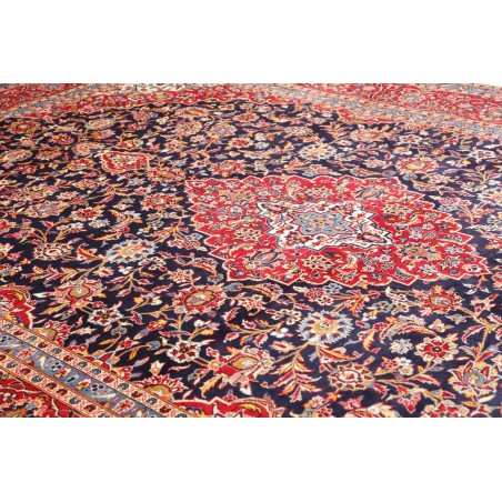 Tappeto Kashan Persia grigio marrone 300x420