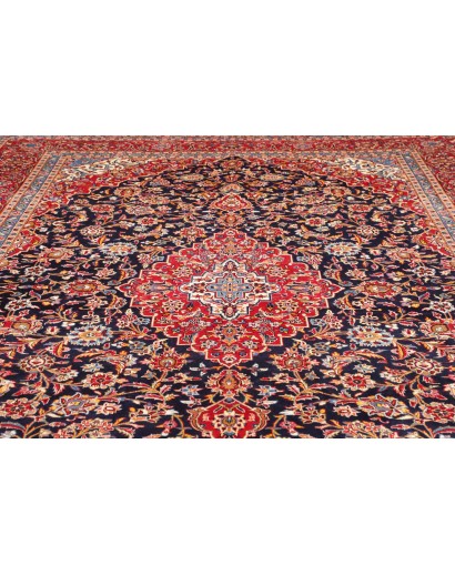 Tappeto Kashan Persia grigio marrone 300x420