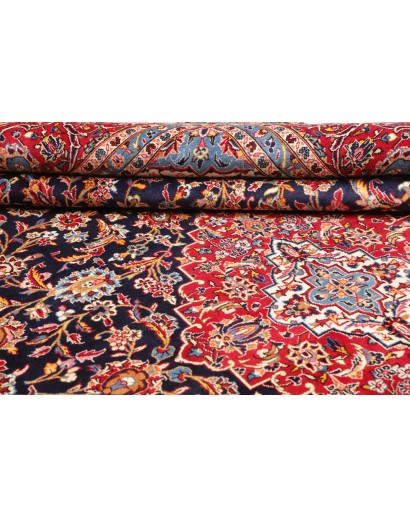 Tappeto Kashan Persia grigio marrone 300x420