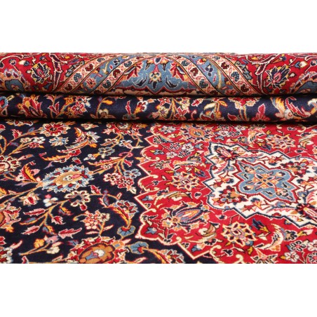 Tappeto Kashan Persia grigio marrone 300x420