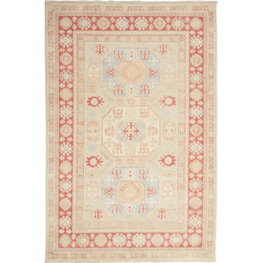 Tappeto Kazak Afghanistan beige giallo 118x181