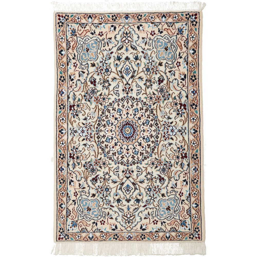 Tappeto Nain 9La Persia bianco grigio 61x94