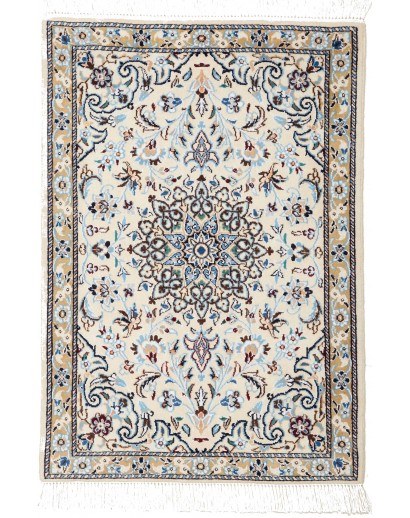 Tappeto Nain 9La Persia bianco grigio 62x89