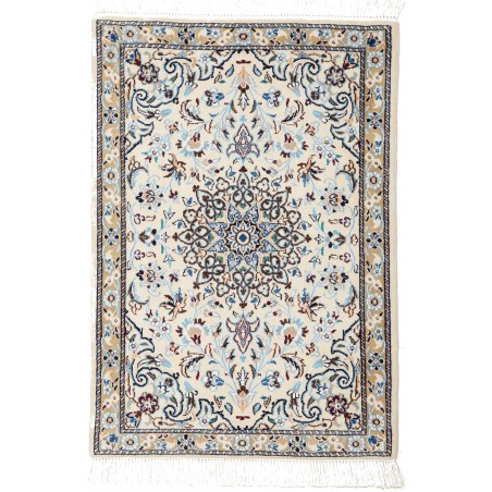 Tappeto Nain 9La Persia bianco grigio 62x89