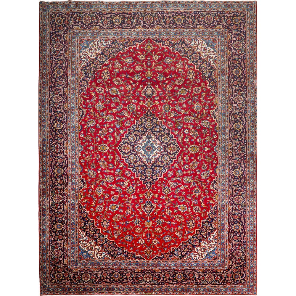 Tappeto Ardakan Persia marrone giallo 297x402