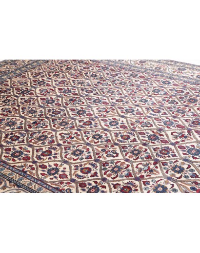 Tappeto Kashan Persia beige grigio 240x330