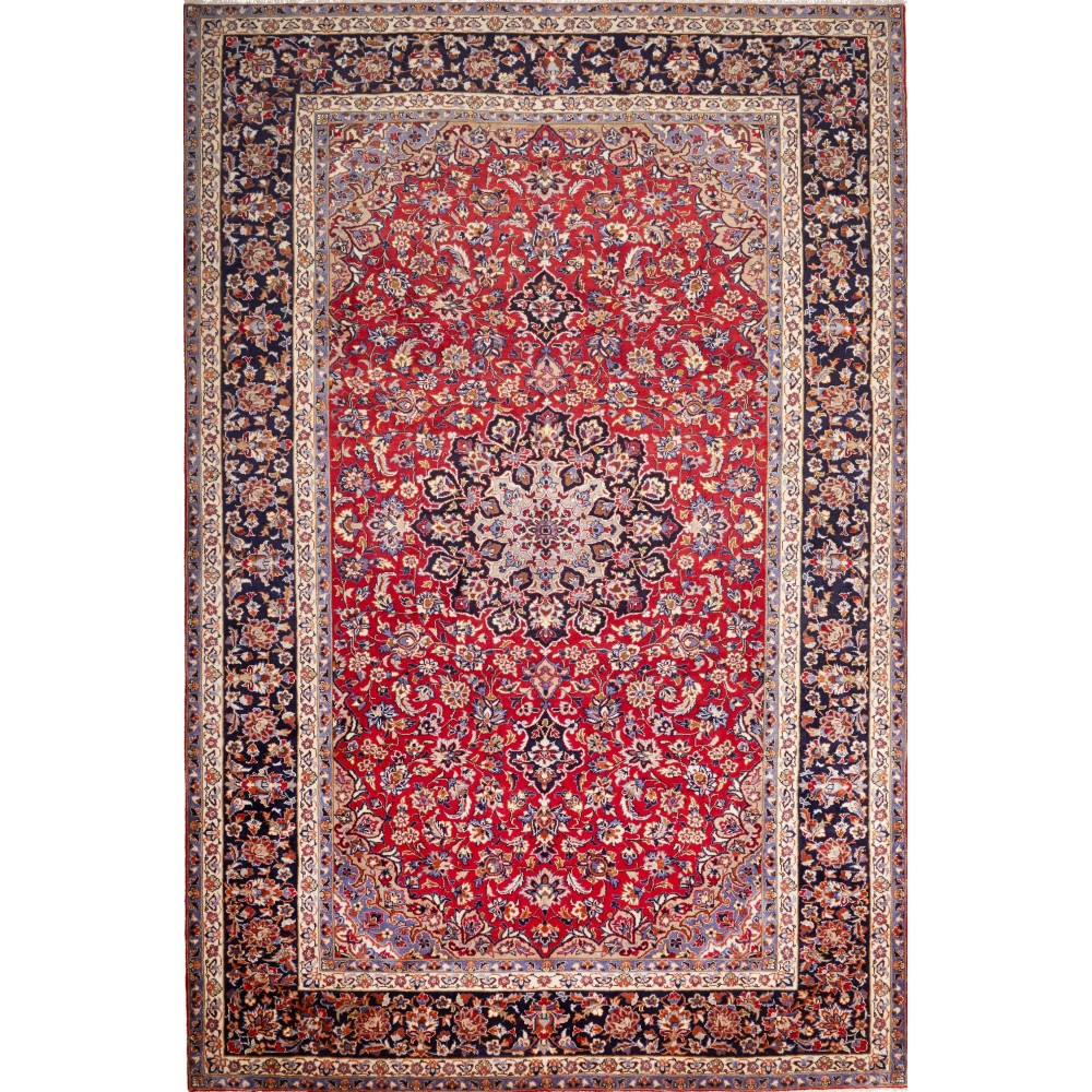 Tappeto Nadjafabad Persia bianco grigio 255x390