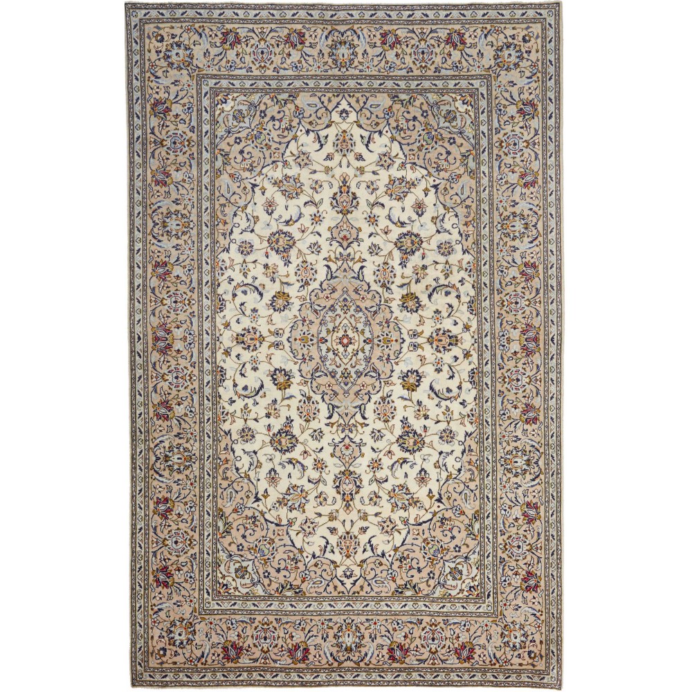 Tappeto Kashan Persia azzurro verde 190x298