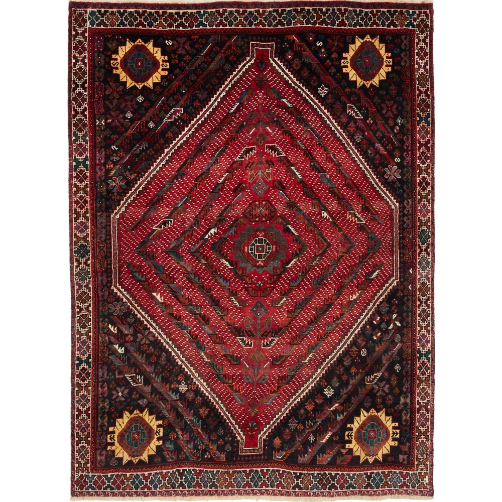 Tappeto Shiraz Persia grigio marrone 177x240