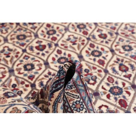 Tappeto Kashan Persia beige grigio 240x330