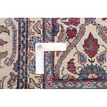 Tappeto Kashan Persia beige grigio 240x330