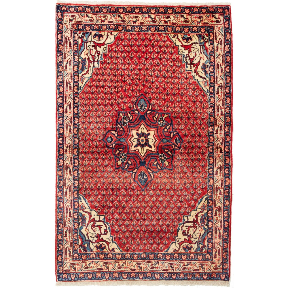 Tappeto Hamadan Persia marrone grigio 101x162