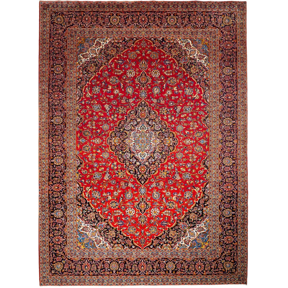 Tappeto Ardakan Persia marrone giallo 303x414