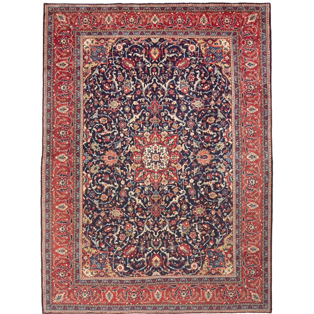 Tappeto Mahal Persia azzurro grigio 270x365