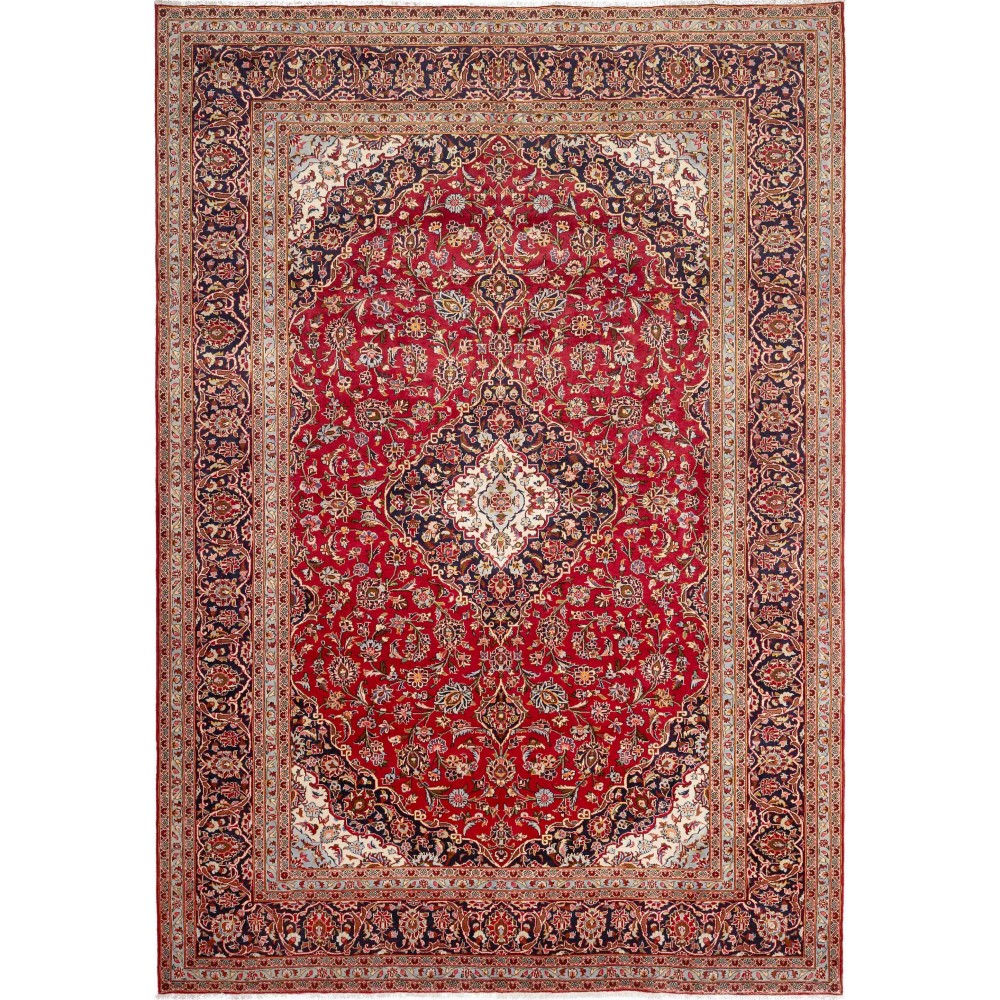 Tappeto Ardakan Persia marrone blu 247x357
