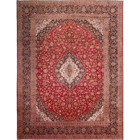 Tappeto Ardakan Persia marrone giallo 300x392