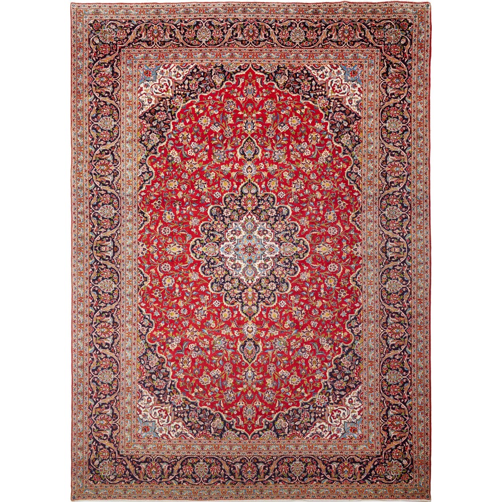 Tappeto Ardakan Persia marrone blu 306x427