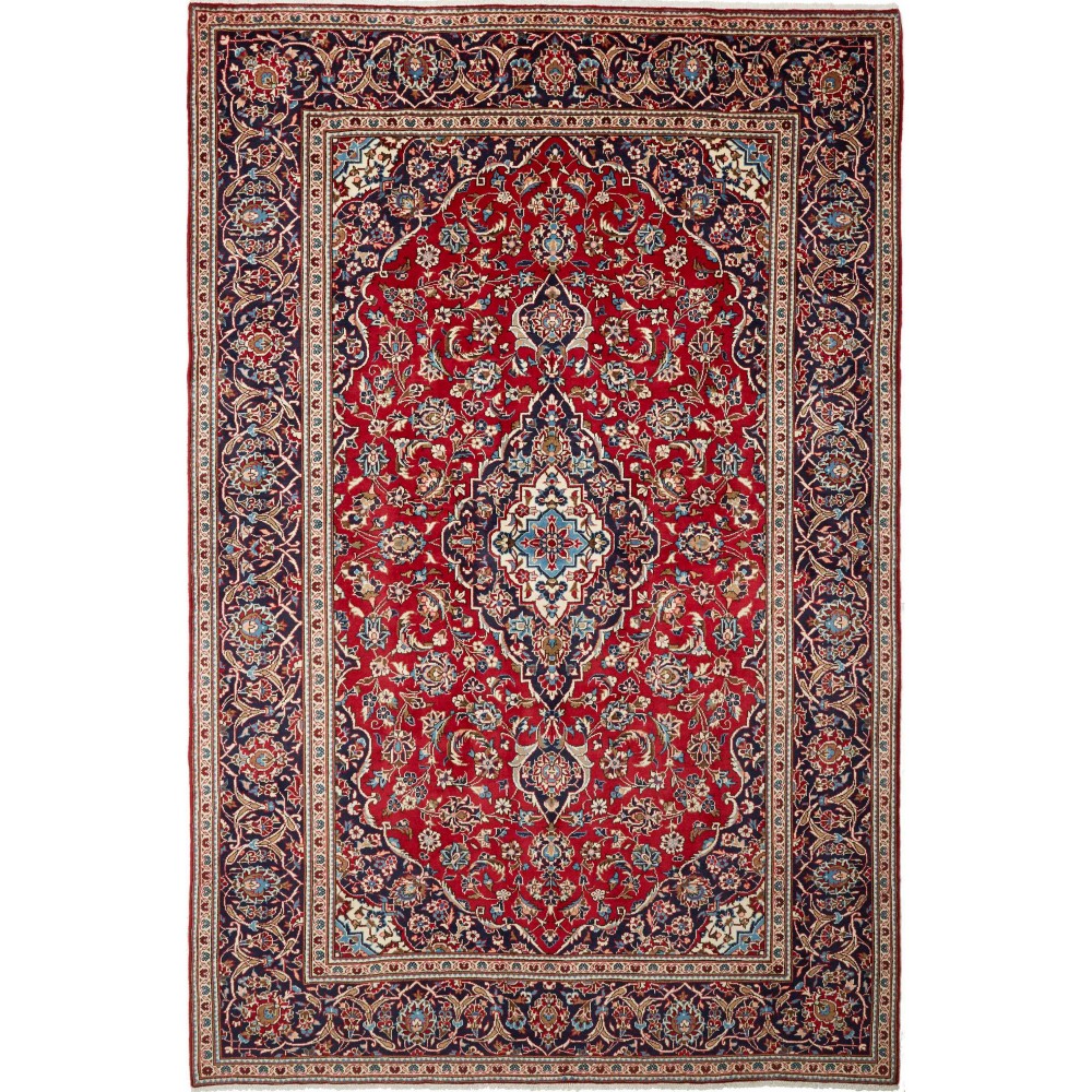 Tappeto Ardakan Persia marrone bianco 200x303
