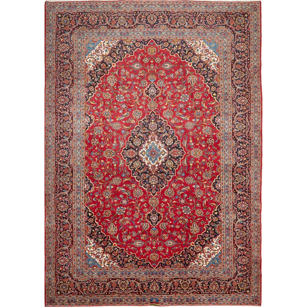 Tappeto Ardakan Persia marrone giallo 252x355
