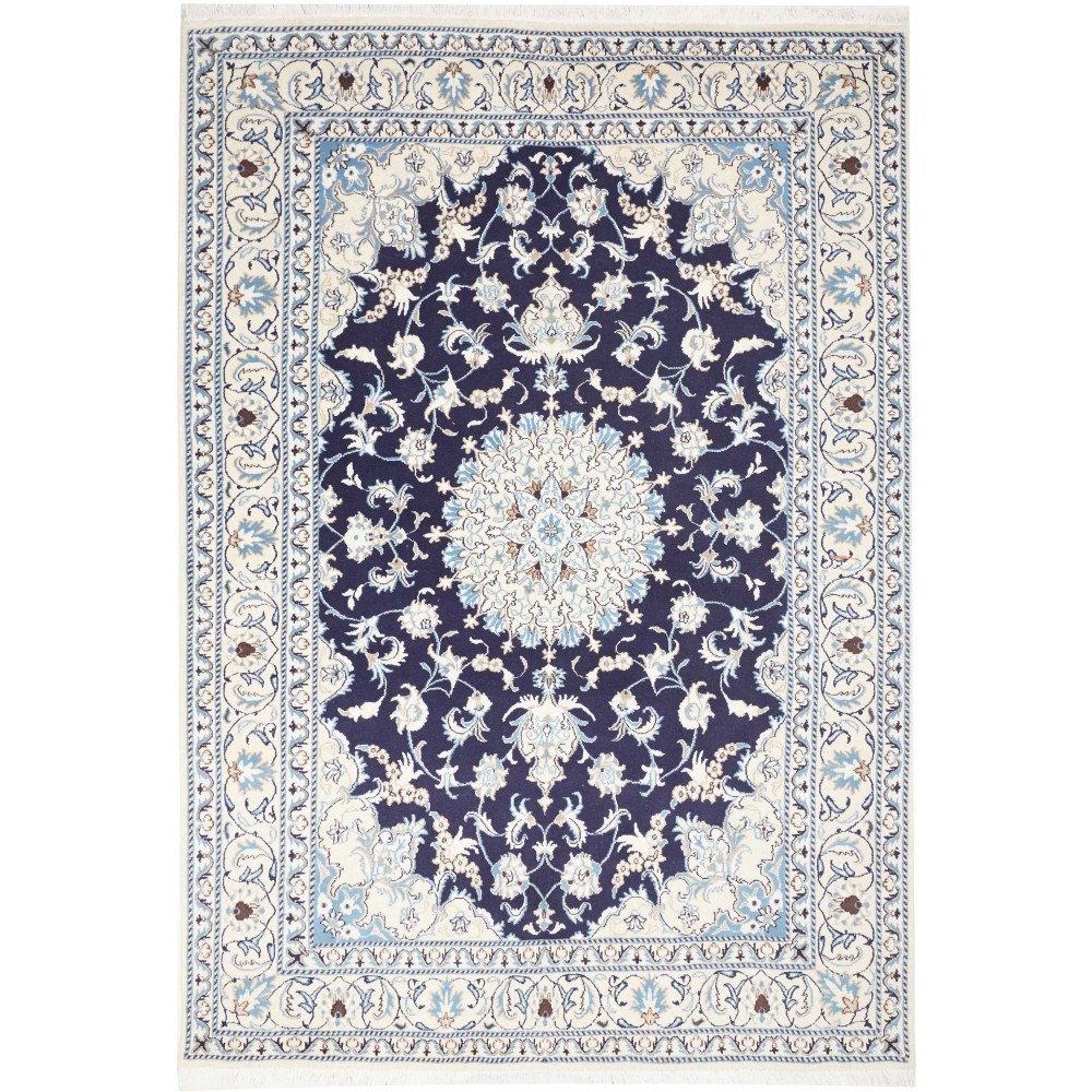 Tappeto Nain Kashmar Persia grigio 172x250